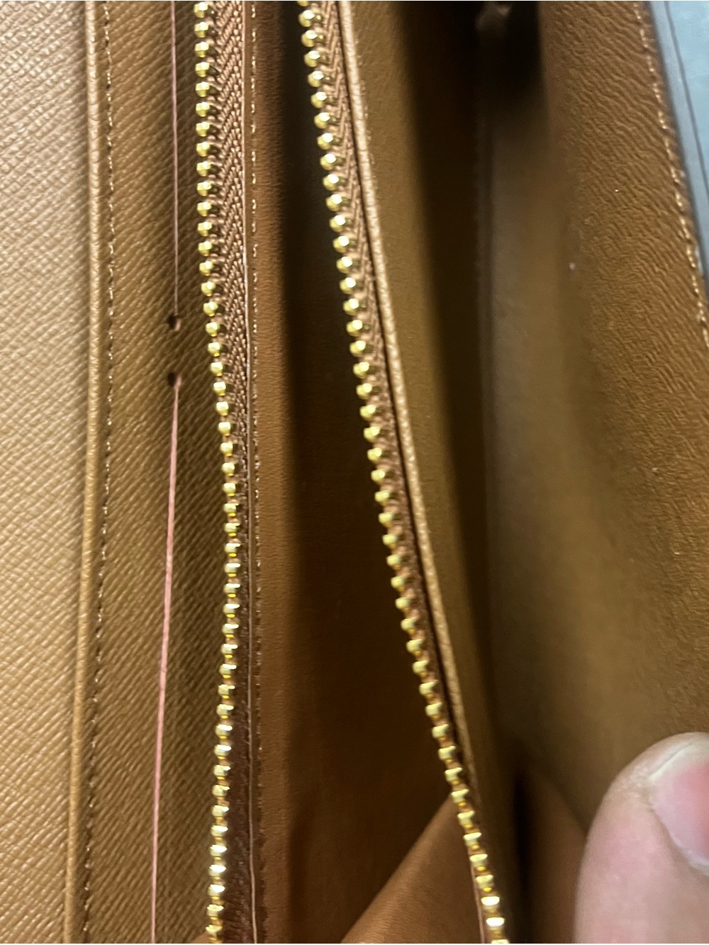Louis Vuitton Women's Long Trifold Wallet Brown Monogram Leather - Picture 5 of 6